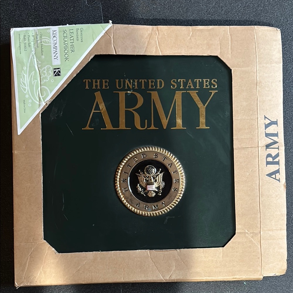 US Army scrapbook